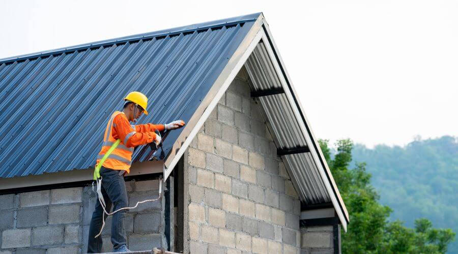 Professional metal roof installation in Worcester, PA